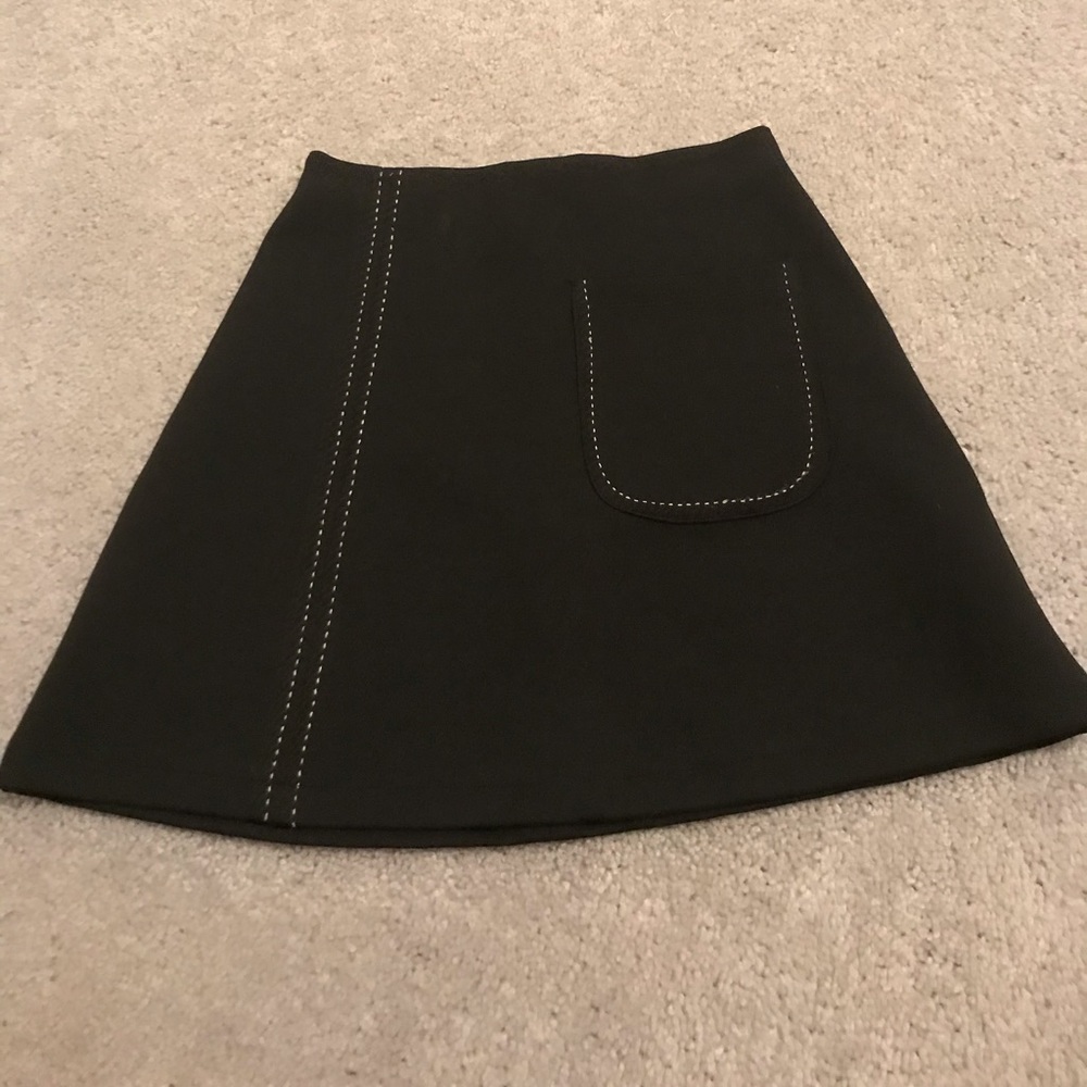 Black miniskirt